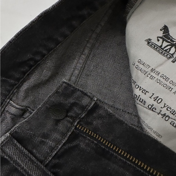 Levi’s 505 | straight leg denim cut off jeans - Picture 7 of 7